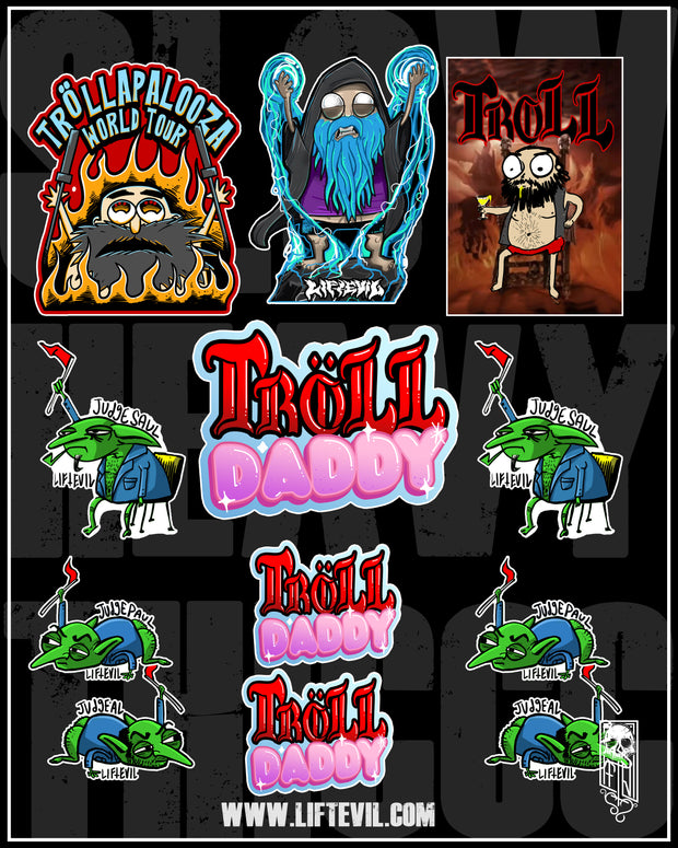 STICKER PACK - TROLLDADDY