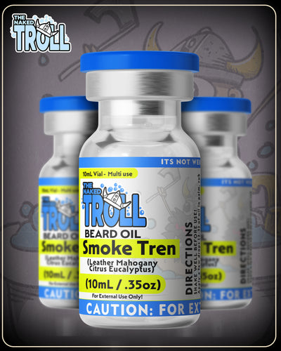 NakedTrollSoaps - Smoke Tren Beard Oil