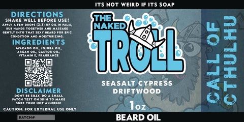 NakedTrollSoaps - Beard Oil