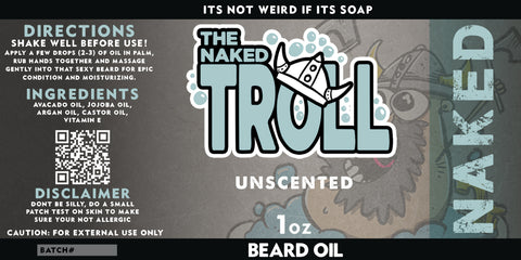 NakedTrollSoaps - Beard Oil