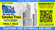 NakedTrollSoaps - Smoke Tren Beard Oil