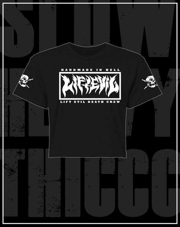 SLOWHEAVYTHICCC -  Crop Tee