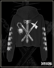 BlackMetal -  Womens Crop Hoodie